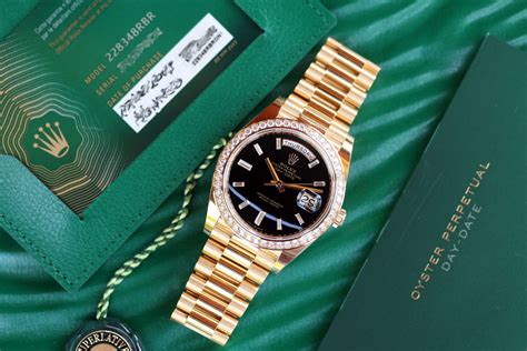 rolex baguettes|Rolex baguette diamond bezel.